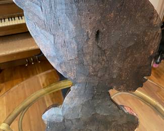 #104 Vintage African Wood Art Carving - 25" $75.00