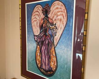 #101 Adeola Davis Aiyeloja Signed "Angelic Praise" Print Signed $45.00