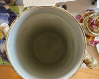 #92 Handpainted Nippon Footed Vase 12" Japan $36.00