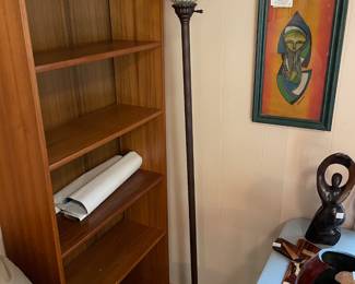 #32 Floor Lamp with Glass Top - 68.5" tall $75.00