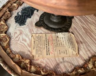 #13 Antique Holtzman and Sons Piano Stool with brass foot and carved wood. - adjustable. As is wea and repairs.. Restored in 1972. 20.5"tall (adjustable lower) 19.5 width $65.00