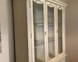 #2 Dining Room Stanley Furniture French Provencial Style China Cabinet (2 glass shelves, 6 doors, 2 drawers) - 81hX52wX16d $175.00