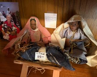 #66 Daddy Long Legs - Dolls Nativity Set $80.00