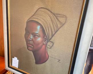 #108 MCM Vladimir Retchikoff "Zulu Maiden" Lithograph $200.00