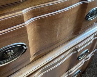 #46 Kling - Mahogany Chest of Drawers. 5 drawers. 54h x 40w x 20.5d $125.00