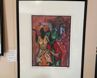 #98 Adeola Davis Aiyeloja Signed "ADA" Print Signed: "Praise the Lord 1 +2" $50.00