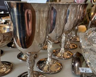 #95 William Rogers Silver Plated Goblet - 8pcs $56.00
