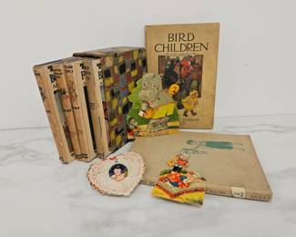 Lot 9098 Vintage Childrens Books  TuckMeIn Tales Etc  Vintage Valentine Ephemera