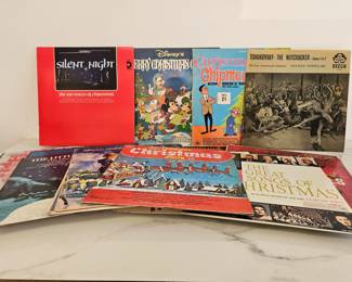 Lot 9058 Vintage Christmas Records