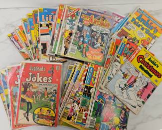 Lot 9124 Vintage Archie Comic Books