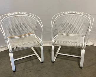 Lot 8611 Vintage Outdoor Garden Patio Rocker Chairs