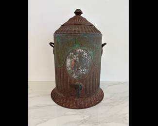 Lot 7642 Antique Water Cooler Dispenser