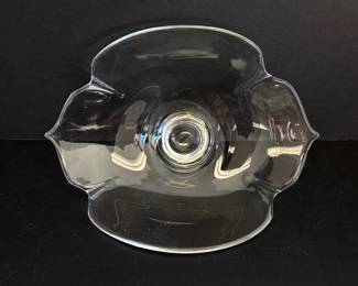 Lot 8869 Steuben Signed Crystal Calyx Bowl