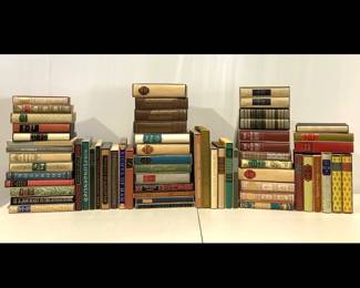 Lot 8609 Vintage Heritage Press Collectible Hardcover Books w slipcases