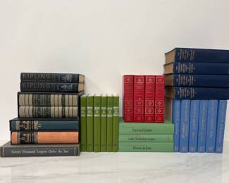 Lot 8011 Vintage Hardcover Books  Bronte  Jane Eyre  Shakespeare  Hugo  Louisa May Alcott