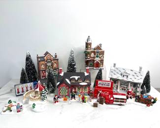 Lot 9073 Department 56 Snow Village Houses and Accessories