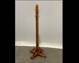 Lot 8604 Vintage Child Size CoatHat Rack