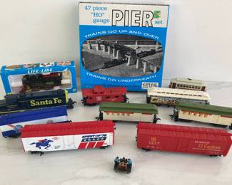 Lot 9202 Model Trains HO Scale Engine MantoTyco  Life Like Teakettle Loco  Pier