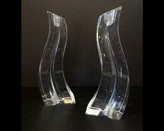 Lot 8770 Lenox Ovations Crystal Candlesticks