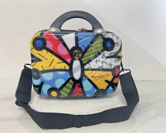 Lot 8855 Heys USA America Britto Butterfly Beauty Case Travel Bag