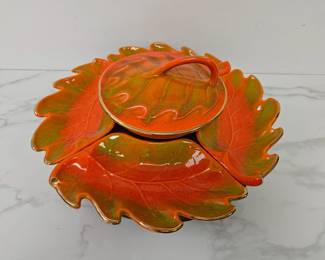 Lot 9131 Vintage MCM California Pottery Serving Set