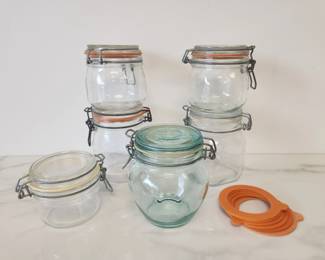 Lot 9079 Fido Triomphe Le Parfait Luminarc Glass Canning Jars  Replacement Gaskets