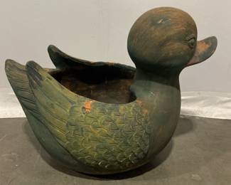 Lot 8602 Large Duck Garden Planter