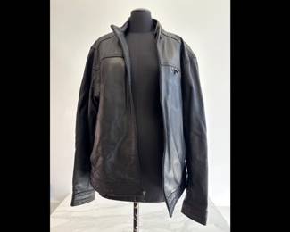 Lot 8775 Boston Harbor New Zealand Lamb Leather Mens Jacket
