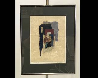 Lot 9369 Marilyn Bergstrom Monotype Art Print Signed