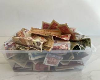 Lot 8792 Assorted Vintage Foreign Currency Paper Money