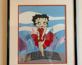 Lot 8572 Betty Boop Marilyn Monroe Sericel Art