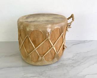 Lot 9190 Handmade Native American Rawhide Ceremonial Drum