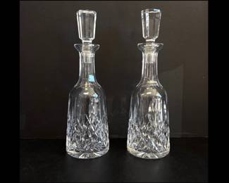 Lot 8874 Waterford Lismore Crystal Decanters