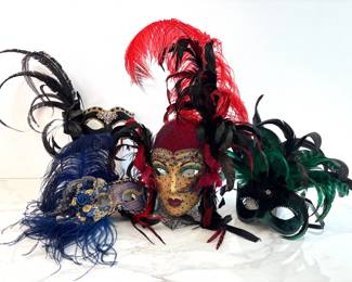 Lot 8867 Atelier Marego Venetian Carnival Masks