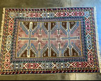 Lot 8590 Caucasian Kilim Wool Rug