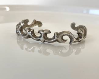 Lot 8548 Sterling Silver Cuff Bracelet