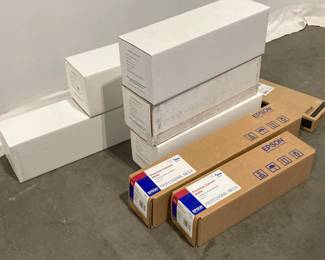 Lot 9382 Epson Premium Canvas Matte Wide Format Printer Paper  Breathing Color Lyve