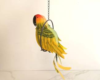 Lot 8926 Vintage Macaw Parrot Hanging Decor