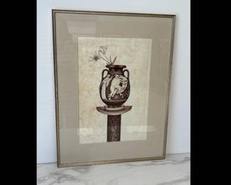 Lot 8765 Rahm Belafonte Print 4 Pen and Ink Wall Art