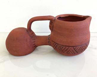 Lot 9194 Huron Canadian Native Traditional Weeping Vase