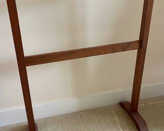 Lot 8619 Handmade Wooden Quilt Rack