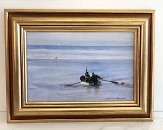 Lot 8861 Clive Cooke Signed Seascape Oil Painting Art