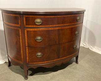 Lot 9362 Vintage Demilune Chest of Drawers