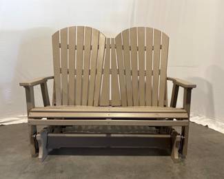 Lot 8632 Berlin Gardens Poly Adirondack Glider