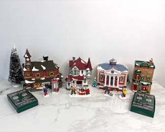 Lot 9070 Department 56 Snow Village Houses and Accessories