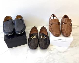 Lot 8769 Mens Shoes  2 pairs Donald Pliner  1 Zanzara