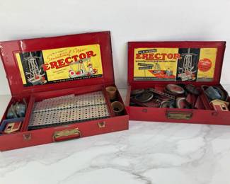 Lot 9263 Gilbert Company Erector Sets Nos 6 12  7 12  Electric