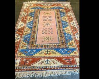 Lot 8592 Turkish Milas Wool Rug