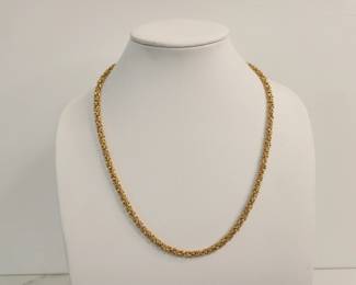 Lot 9015 Vintage Givenchy Gold Tone Chain Necklace Costume Jewelry