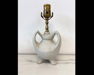 Lot 9177 Van Briggle Pottery Lamp